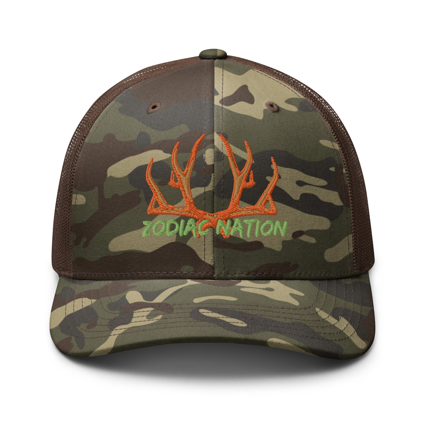 "Zodiac Nation" Represent Camouflage trucker hat