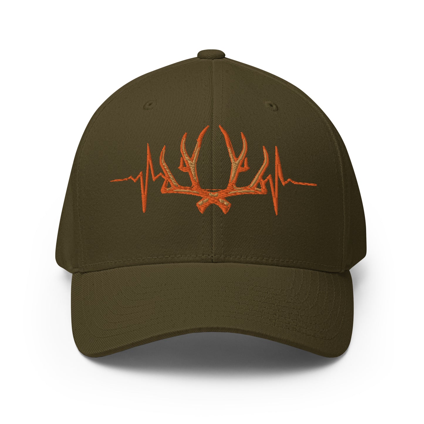 "Heartbeat" Structured flexfit Cap