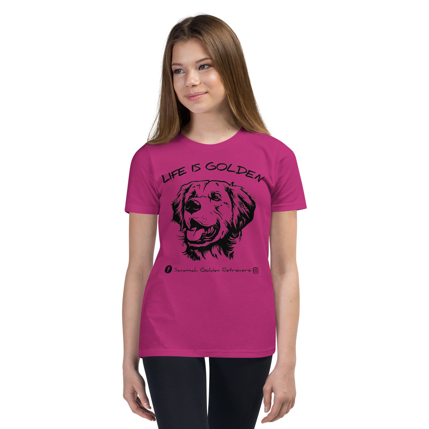 Life is Golden! Youth Short Sleeve T-Shirt