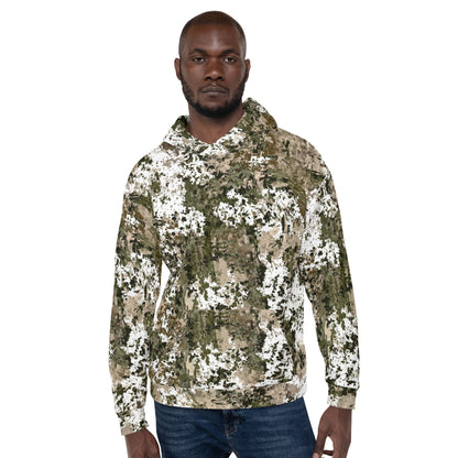 "Veil" Skyline/Snow Unisex Camouflage Hoodie