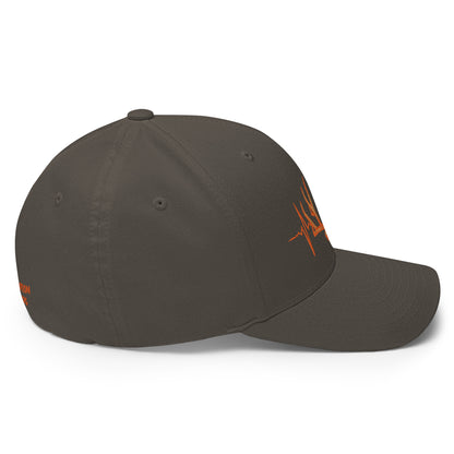 "Heartbeat" Structured flexfit Cap