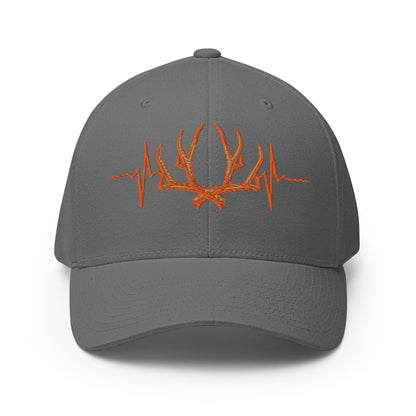 "Heartbeat" Structured flexfit Cap