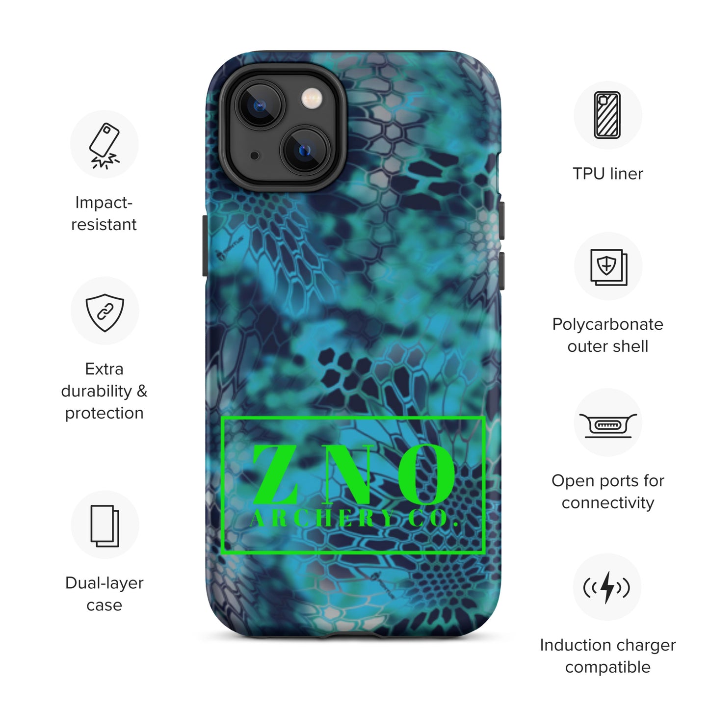 "Fishes Can't See Me" Tough Case for iPhone®